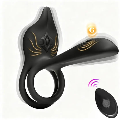 🎁LOVILDS™ Enchanted Girl Luxe Smart Vibrating Ring – App-Controlled Pleasure for Couples 💫