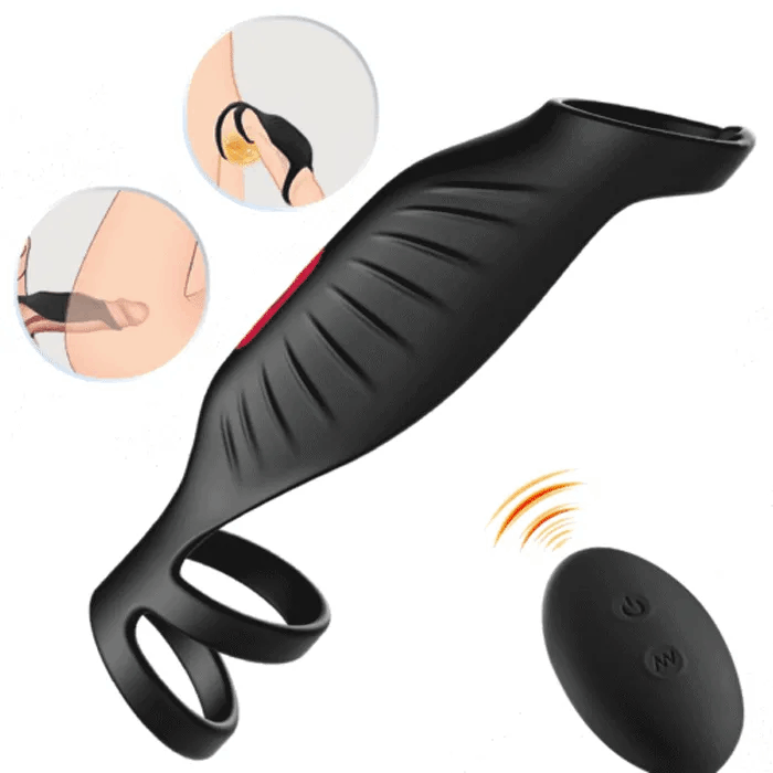 Eveandlove Pleasure Fusion Pro 9 Vibration Modes Efficient&Flexible Cock Ring