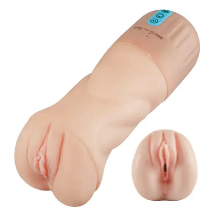Beate - 5 Sucking Oral Swallowing 10 Vibrating Massage Training Masturbation Cup,Star-starring identical mold production [free of tax]【❤️Discreet Shipping】
