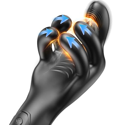 360° Penis Vibrator Stroker with 10 Suction & Vibration Modes Male Masturbator for Men