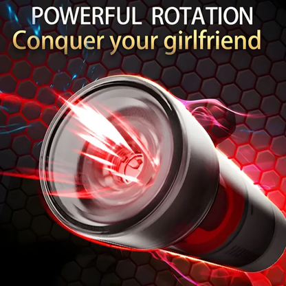 5 Sucking 5 Rotating Vibrating Penis Pump and Masturbator