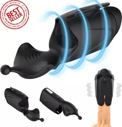 10-Pattern Vibrations Balls Dense Tickler Penis Ring