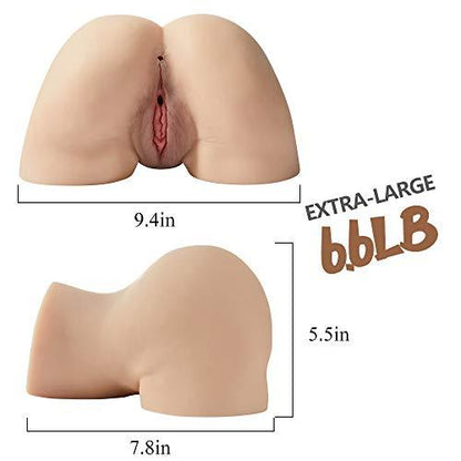 9.4'' Sex Experts Double Labia Realistic Male Masturbator
