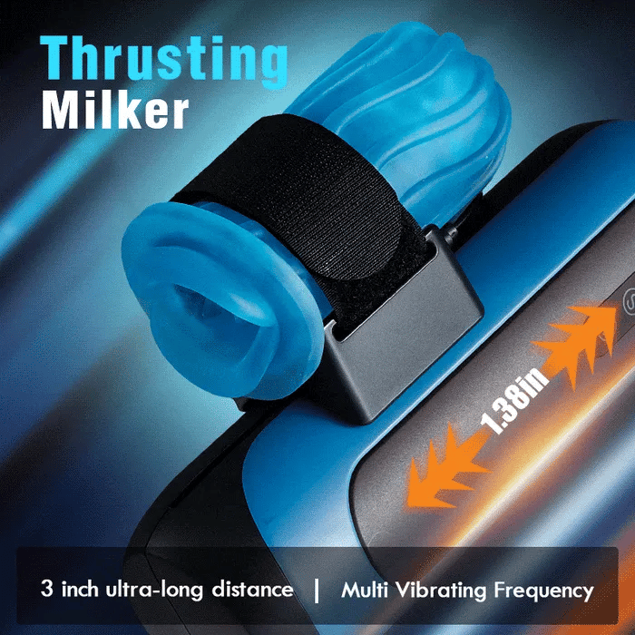 Superbuyg™™ XS 5 Speed 6 Thrusting 10 Vibrating Male Masturbator
