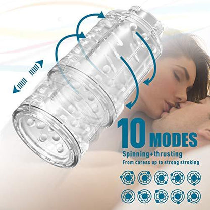 Alice 10 Speed Spinning Thrusting Hands Free Masturbator