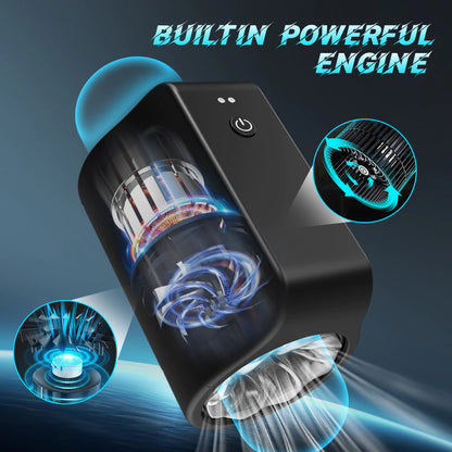 X2 - IPX8 Waterproof Rotary Stimulation Penis Exercise Masturbator