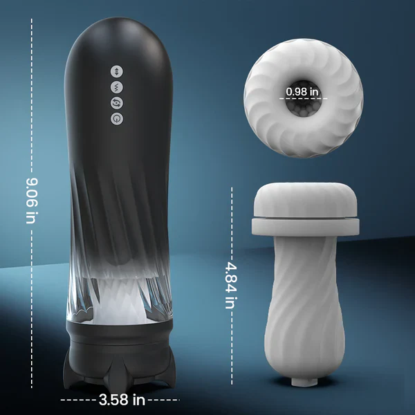 Ultra High Speed Male Masturbator Twisting Thrusting Vibrating