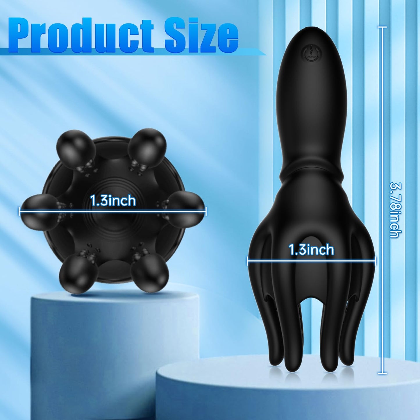 2024 New Male Masturbator: 10 Vibrating Modes, Stroker with 6 Tentacles