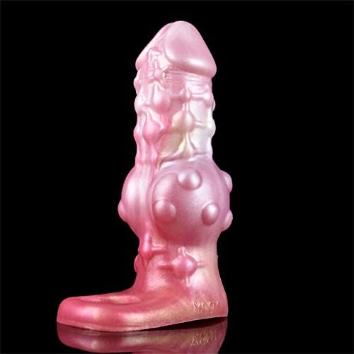 Eveandlove 7.16  Monster Penis Extender Sleeve – Soft Silicone Enlargement Sleeve with Cock Ring for Men