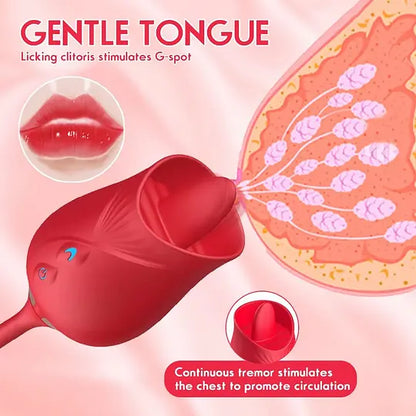 [Discreet Delivery] 10-Function Flower-Shaped Wellness Device | Dual-End Relaxation Tool