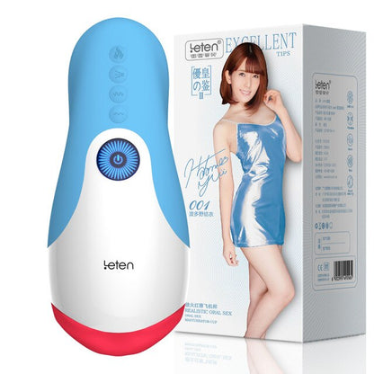 Blowjob Oral Heating Masturbator Cup Deep Throat Vagina Sex Toys for Men