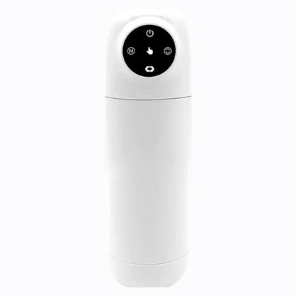 P1 100% Waterproof Blowjob Machine Rotation Suction Heating Function Male Masturbator