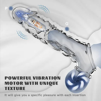 🔥🎁 2025 HOT Deal 💥 Reusable Penis Extension Vibrator – Makes You Longer, Harder & Unstoppable 😍